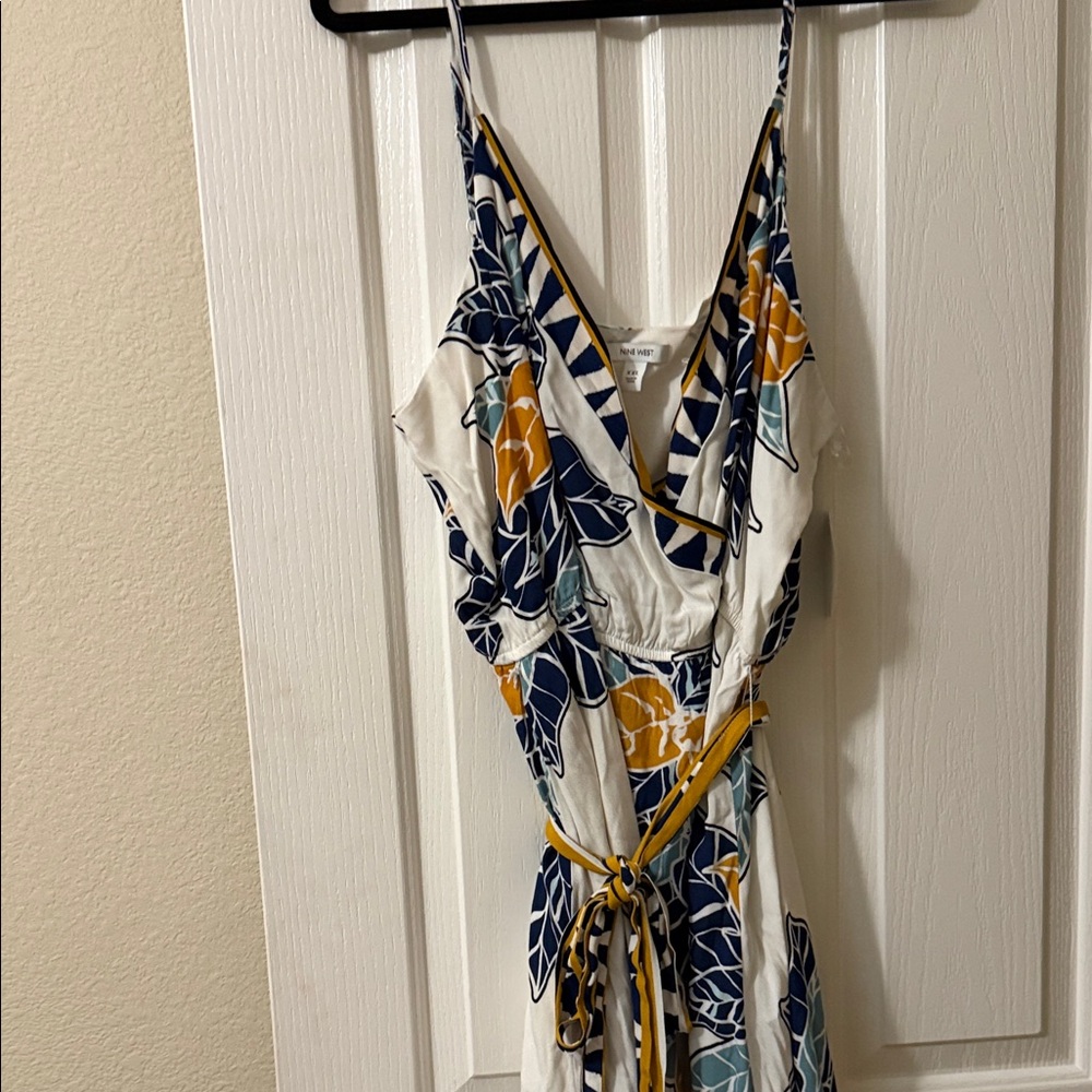 Floral Print Spaghetti Strap Dress